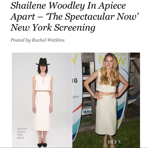 Apiece Apart Antonia A-Line Skirt Size 2 - Picture 4 of 13